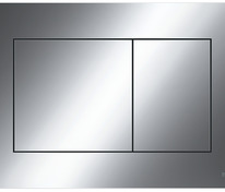 Пластиковая панель смыва для унитаза TECEnow, хром глянцевый