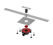 Комплект для установки подрезного дренажного профиля TECElineo, 1000 мм