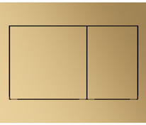 Панель смыва унитаза TECEnow для системы двойного смыва, латунь металлик