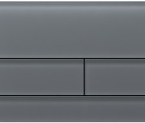 Стеклянная панель смыва для унитаза TECEsquare II, cтекло серое, сатинированное