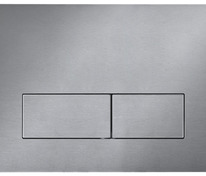 Металлическая панель смыва для унитаза TECEspring S, нержавеющая сталь, сатин, покрытие против отпеч