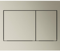 Панель смыва унитаза TECEnow для системы двойного смыва, никель металлик