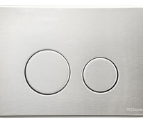 Металлическая панель смыва для унитаза TECEspring SL, нержавеющая сталь, сатин, покрытие против отпе