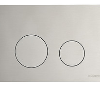 Металлическая панель смыва для унитаза TECEspring loop, нержавеющая сталь, сатин, покрытие против от