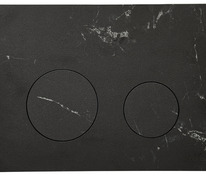 Каменная панель смыва для унитаза TECEspring loop, темный базальт