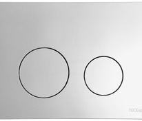 Пластиковая панель смыва для унитаза TECEspring loop, хром глянцевая