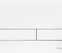 Акриловая панель смыва для унитаза TECEspring square, белая