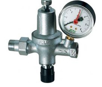 Редуктор автомат. подпитки НР-ВР с манометром 1/2" хром