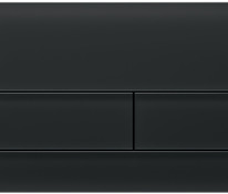 Стеклянная панель смыва для унитаза TECEsquare II, cтекло черное, сатинированное