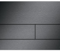 Металлическая панель смыва для унитаза TECEsquare, PVD покрытие: сатин, черный хром