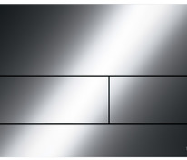 Металлическая панель смыва для унитаза TECEsquare, PVD покрытие: глянец, черный хром