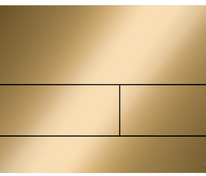 Металлическая панель смыва для унитаза TECEsquare, PVD покрытие: глянец, позолоченный