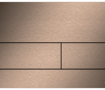 Металлическая панель смыва для унитаза TECEsquare, PVD покрытие: сатин, красный