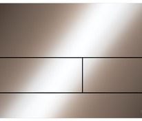 Металлическая панель смыва для унитаза TECEsquare, PVD покрытие: глянец, красный позолоченный