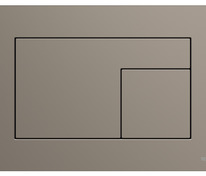 Панель смыва для унитаза TECEvelvet, поверхность FENIX, Castoro Ottawa / Бежево-коричневая, покрытие