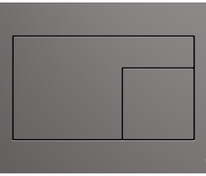 Панель смыва для унитаза TECEvelvet, поверхность FENIX, Grigio Londra / Антрацит, покрытие против от