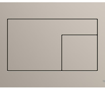 Панель смыва для унитаза TECEvelvet, поверхность FENIX, Beige Arizona / Серовато-бежевая, покрытие п