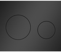 Пластиковая панель смыва для унитаза TECEloop 2.0, черный матовый