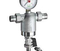 Фильтр НР-НР с манометром 1/2" 100 мкм, хром