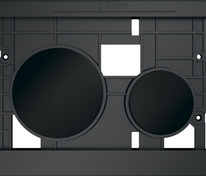 Клавиши панели смыва для унитаза, TECEloop modular, черные глянцевые