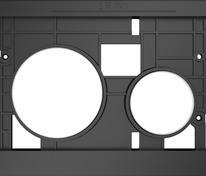 Клавиши панели смыва для унитаза, TECEloop modular, белые матовые