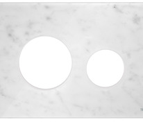 Мраморная лицевая панель смыва для унитаза TECEloop modular, белый мрамор