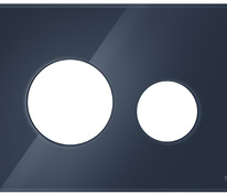 Стеклянная лицевая панель смыва для унитаза TECEloop modular, вечерняя синева