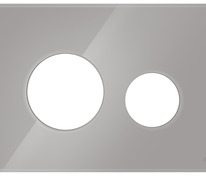 Стеклянная лицевая панель смыва для унитаза TECEloop modular, стекло титан