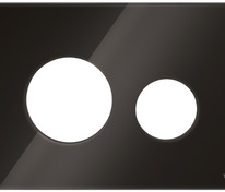 Стеклянная лицевая панель смыва для унитаза TECEloop modular, кофейный коричневый