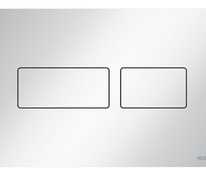 Металлическая панель смыва для унитаза TECEsolid, белая глянцевая