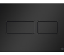 Металлическая панель смыва для унитаза TECEsolid, черный матовый