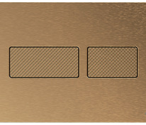 Стальная панель смыва унитаза TECEsolid с текстурированной поверхностью для системы двойного смыва, 