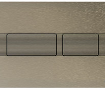 Стальная панель смыва унитаза TECEsolid с текстурированной поверхностью для системы двойного смыва, 