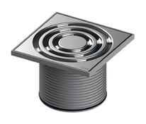 Декоративная решетка TECEdrainpoint S, 150 мм, в пластиковой рамке, с монтажным элементом