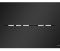 Металлическая панель смыва для унитаза TECEsolid с бесконтактной активацией, батарея 6 В, черный мат