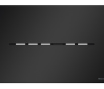 Металлическая панель смыва для унитаза TECEsolid с бесконтактной активацией, питание от сети 12 В, ч