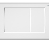 Металлическая панель смыва для унитаза TECEplanus, белая матовая