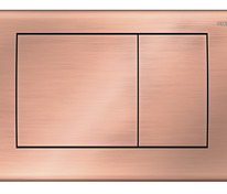 Металлическая панель смыва для унитаза TECEplanus, состаренная медь