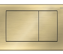 Металлическая панель смыва для унитаза TECEplanus, состаренная латунь