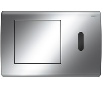 Металлическая панель смыва для унитаза TECEplanus с ИК-сенсором, батарея 6 В, хром глянцевый