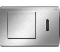 Металлическая панель смыва для унитаза TECEplanus с ИК-дсенсором, питание от сети 12 В, нержавеющая 