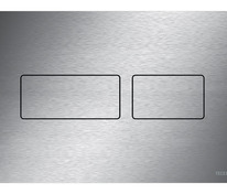 Металлическая панель смыва для унитаза TECEsolid, нержавеющая сталь сатин, покрытие против отпечатко