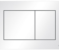 Пластиковая панель смыва для унитаза TECEnow, белая