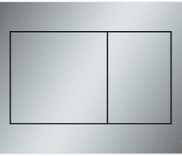 Пластиковая панель смыва для унитаза TECEnow, хром матовый