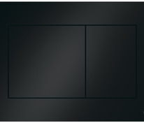 Пластиковая панель смыва для унитаза TECEnow, черная глянцевая