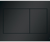 Пластиковая панель смыва для унитаза TECEnow, черная матовая