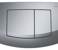 Пластиковая панель смыва для унитаза TECEambia, хром матовый