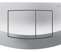 Пластиковая панель смыва для унитаза TECEambia, хром глянцевый