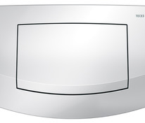 Пластиковая панель смыва для унитаза TECEambia, одинарная система смыва, белая