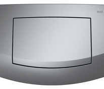 Пластиковая панель смыва для унитаза TECEambia, одинарная система смыва, хром матовый